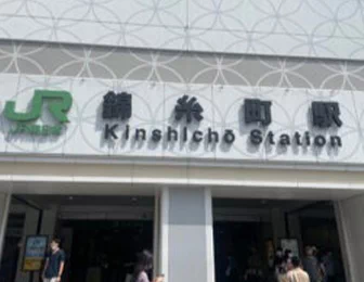 JR線錦糸町駅南口を出て錦糸町マルイ駅の前まで進みます